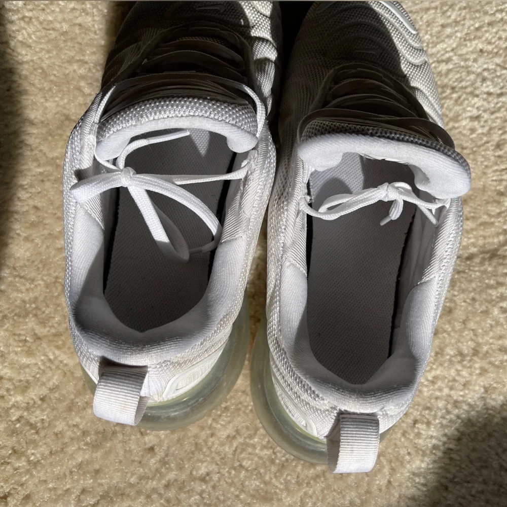 Nike White Air Max with Transparent Sole